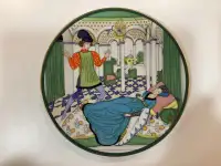Decorative Plate, “Sleeping Beauty”, 24kt. gold border