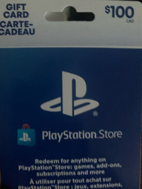 PlayStation gift card 100$