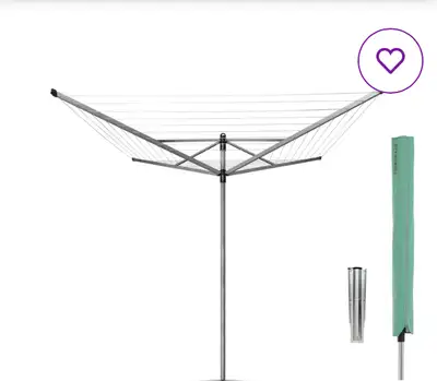 séchoir à linge extérieur en forme de parapluie. Très bon état.