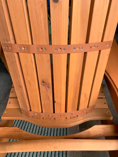 36 in wide Woods unassembled pine wood lawn chair. Hardware included .Includes assembly booklet .