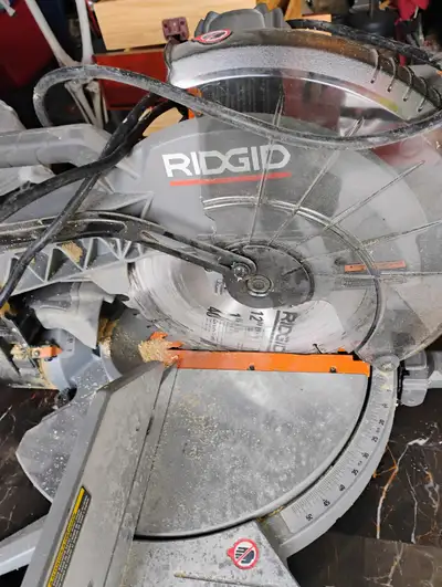 2 Mitre saws. Ridgid 12" & Delta 10", View more