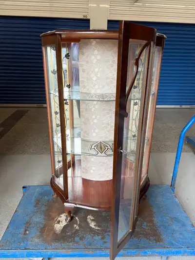 Vintage Curio Display Cabinet, View more
