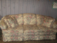 Beautiful Floral Sofa with Matching Cushions