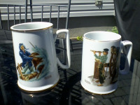 Norman Rockwell Seafarer's Tankards