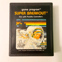 Vintage 1978 Super Breakout Atari 2600 CX2608 Game