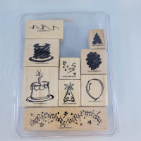 Stamp Set Stampin’ Up! Sketch A Party Birthday Cake Balloon 2002
