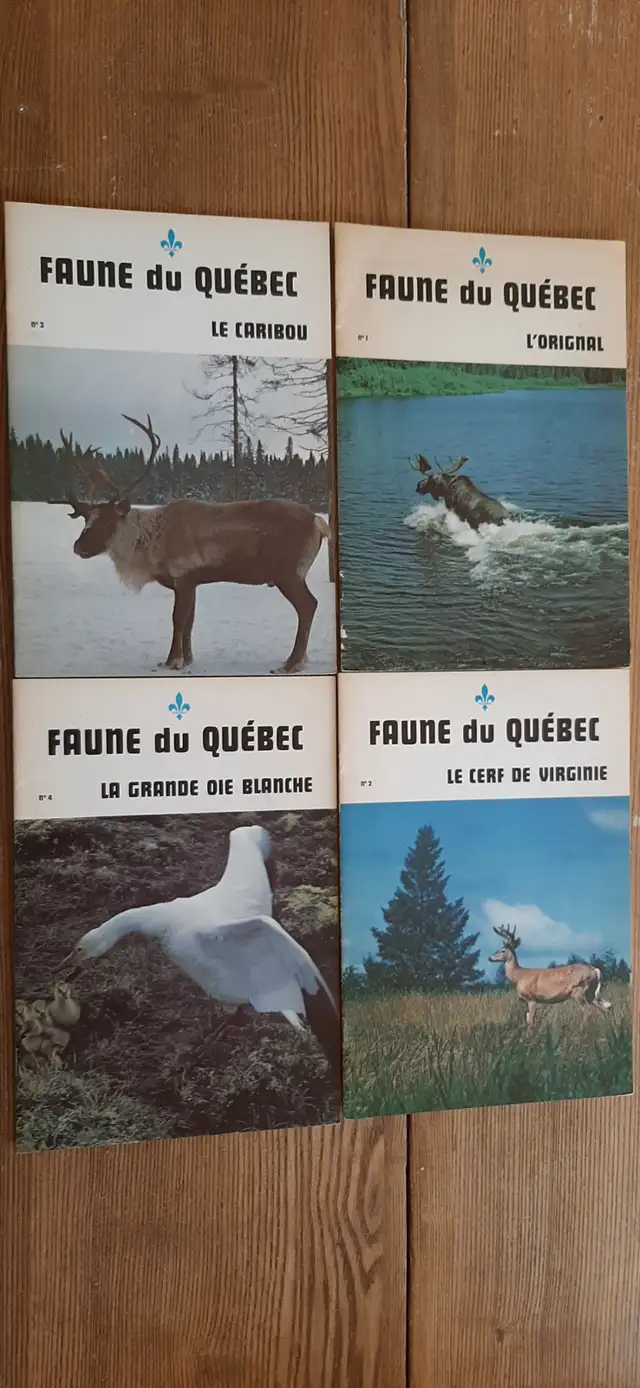31 Brochures: Canadian Wildlife Service and Faune du Québec