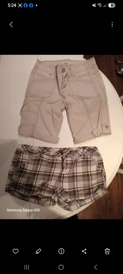 Women's size 7 shorts and capris, View more