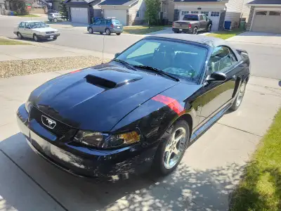 2004 mustang gt convertible 48272km fully loaded with deluxe interior ( leather interior) which has...
