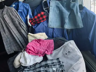 L/XL (2)Men’sBallJackets+Women’sClothing (in FAIR condition), View more