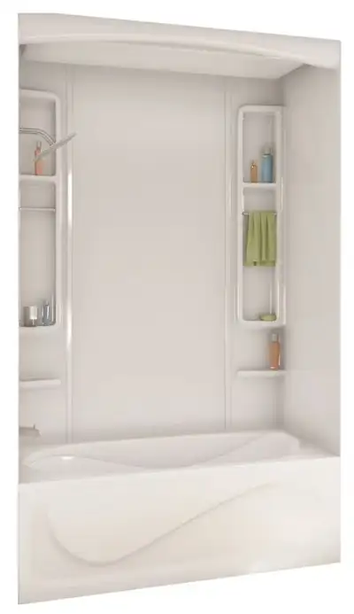 MAAX Alaska 60 x 34 x 80 po., Murs pour bain-douche - acrylique, View more
