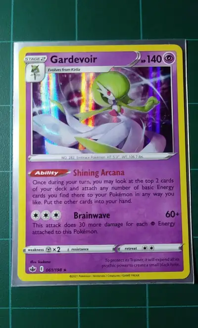 Pokemon Card S&S Chilling Reign 61 Gardevoir Holo Rare, View more