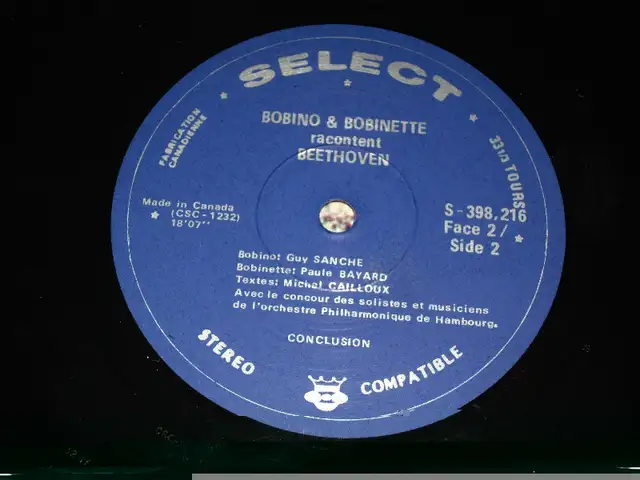 Bobino Et Bobinette – Racontent Beethoven (1972) LP in CDs, DVDs & Blu-ray in City of Montréal - Image 5