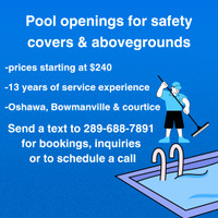 Pool openings $240