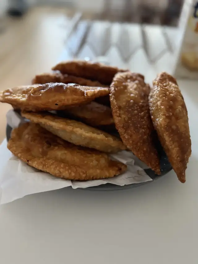 Cheburek (crispy deep-fried meat pie) ✨Homemade Chebureki✨64264277531778121