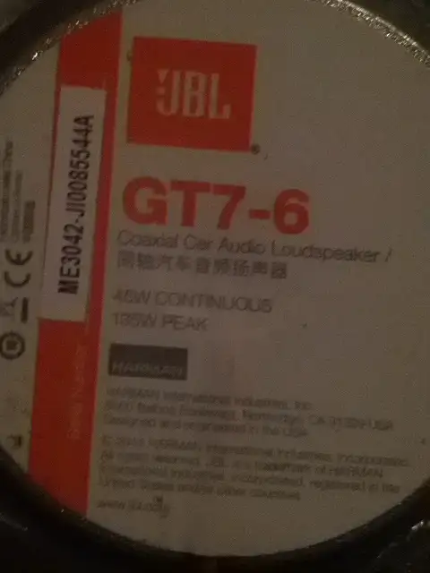 $15 NEW JBL GT7-6 AUDIO SPEAKER in Speakers in Calgary - Image 5