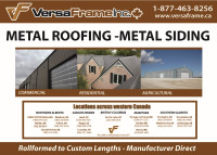 METAL SIDING and METAL ROOFING