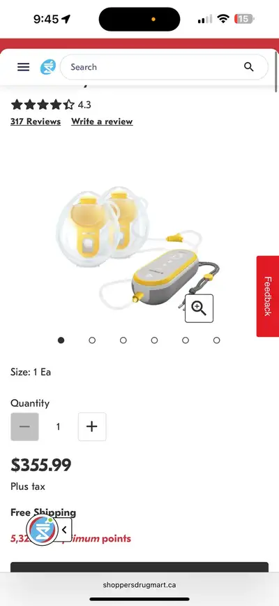 Melda hands free breast pump , View more