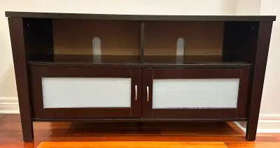 47" TV Stand with Storage and Cable Management - Brown, View more