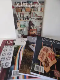 Quiltfolk Magazines & In Her Studio Magazine $5 each