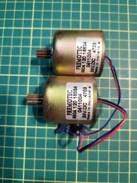 24 volt DC motors, quantity of 2