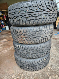 Four (4) Uniroyal Tiger Paw Winter tire 205/55 R16