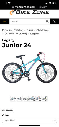 Kids 24” Legacy bicycle