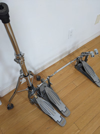 Tama Speed Cobra 910 Twin Pedal and 915D Hit Hat Stand