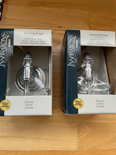 Moen double robe hooks, View more