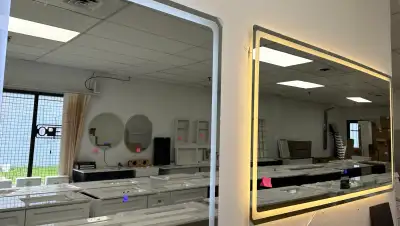 LED Bathroom Mirror with Defogger – From $110, View more