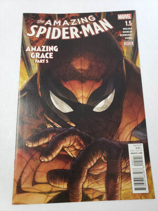 THE AMAZING SPIDER-MAN MARVEL COMIC BOOK 1.5 AMAZING GRACE PART5 in Comics & Graphic Novels in Longueuil / South Shore