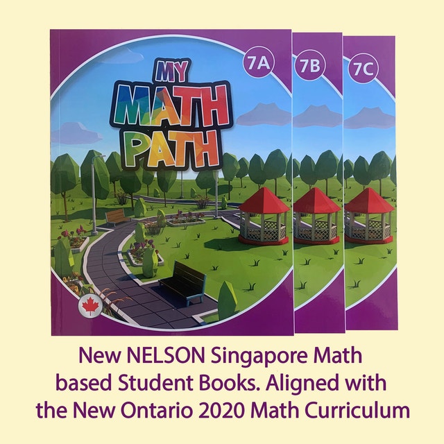 New NELSON Singapore Math Grade 7 'MY MATH PATH' Student Books