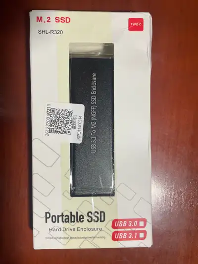 USB 3.1 to M2 SSD ENCLOSURE, View more