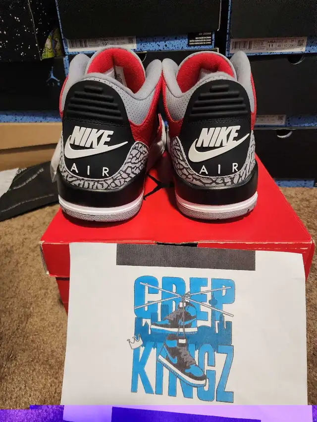 jordan 3 cement red in Men's Shoes in City of Toronto - Image 4