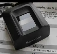 SecuGen Hamster 20 pro biometric scanner