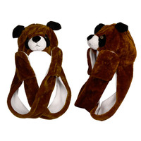Comfy and Cosy Plush Animal Hats - Brand New