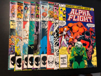 Alpha Flight lot of 33 comics $50 OBO