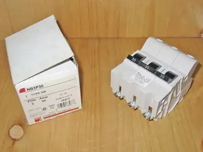 FPE NB 30 AMP, 3 POLE, 240 VAC CIRCUIT BREAKER (FPE NB3P30) NEW!, View more