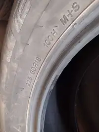 4 pneus 225/60r18 Bridgestone 
