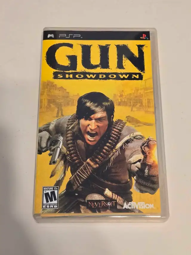 Gun Showdown Playstation Portable CASE & MANUAL in Sony PSP & Vita in Mississauga / Peel Region - Image 2