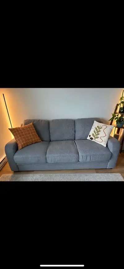 Bought from the brick February 2024 for $1200. Selling as I need a bigger couch. Bug free, pet free,...