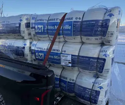 Delivery Available! I have 2 option available in R20x15” building insulation, which is 6” thick good...