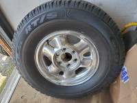 1 ONLY Chevy / GMC 6x139 Bolt Pattern Spare Rim + Tire NEW. $60