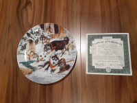 Bradford Exchange Collector Dog plates titled Pupsicles 