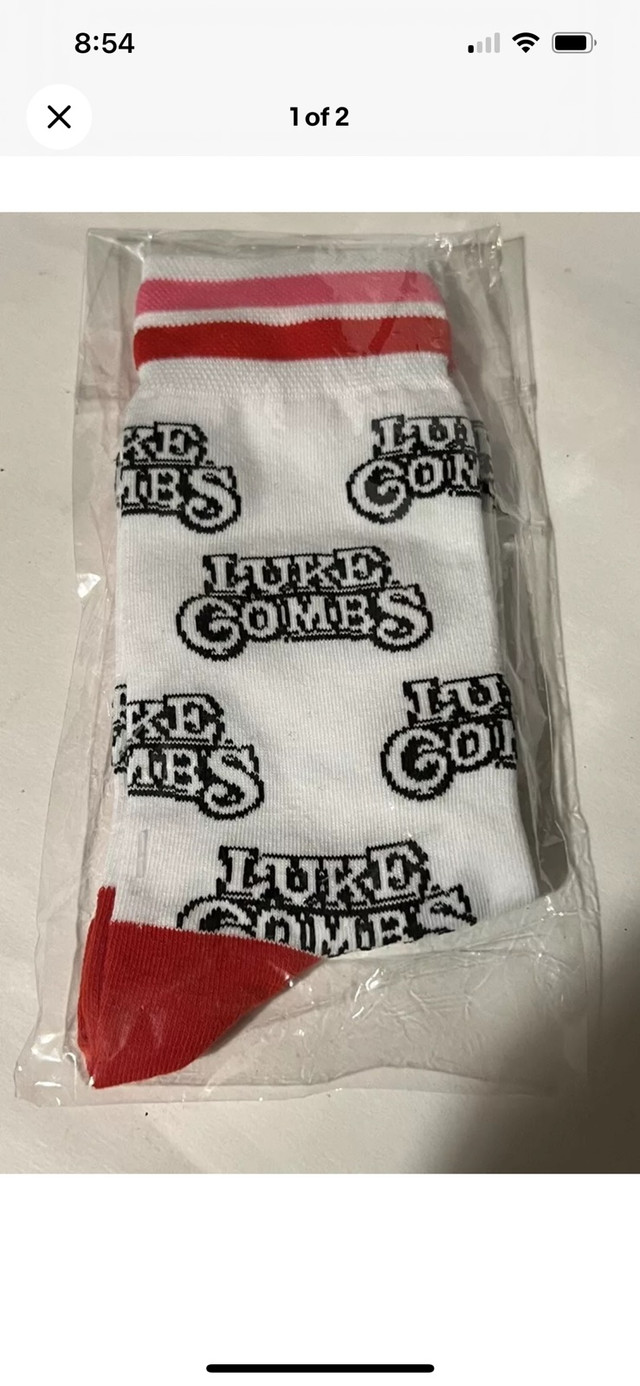 Luke Combs Socks Country Music Attire NEW  in Women's - Other in Kingston