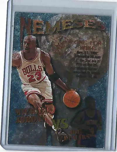 1995-96Topps Stadium Club Nemeses Michael Jordan Joe Dumars #N10, View more