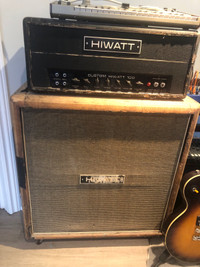 Early 70’s Hiwatt dr103 amp and cab