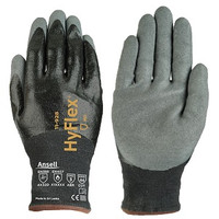 ANSELL - HyFlex 11-928 Cut Resistant Coated Gloves - Black/Grey