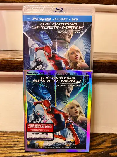 I'm offering The Amazing Spider-Man 2 on Blu-ray 3D, Blu-ray, and DVD, a spectacular addition to any...