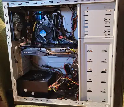 Custom Black Medium Gamer NVIDIA GEFORCE GTX 970 STRIX 4GB Card - Intel Core i5 2500 3.30Ghz - Intel...